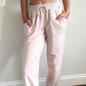 Pink sweatpants